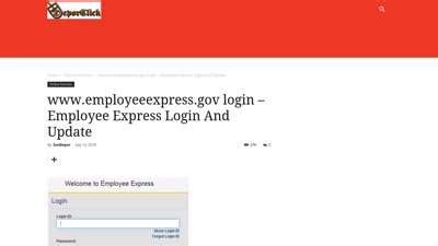employeeexpress.gov login